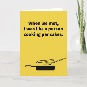 Carte Pancakes - Anniversaire