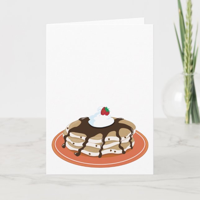 Carte Pancakes Chocolat (Devant)