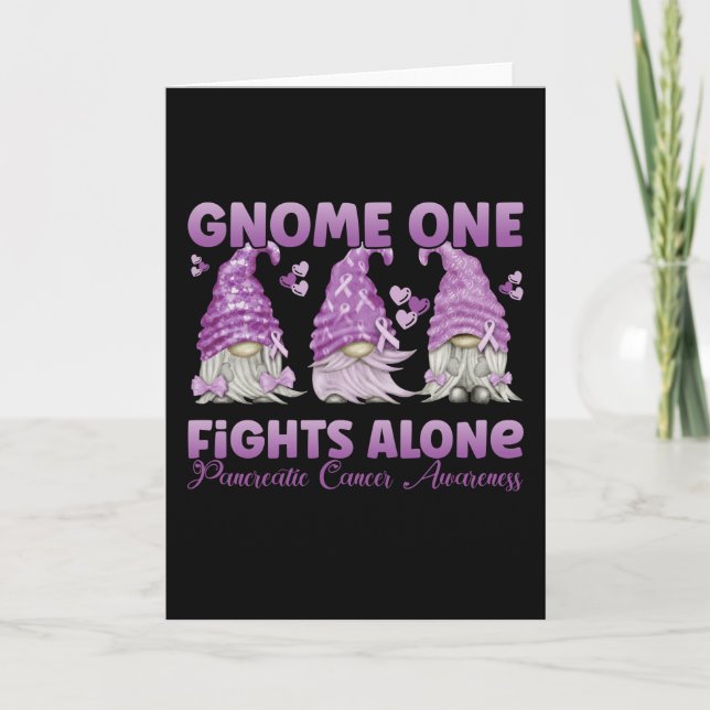 Carte Pancreatic Cancer Purple Gnome (Devant)
