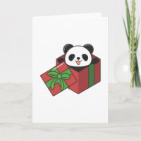 Panda à l'anniversaire en cadeau