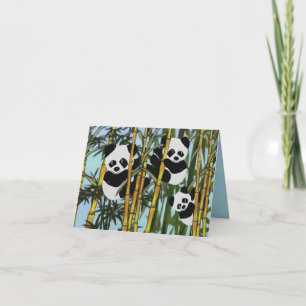 Carte Panda Bear Happy Birthday