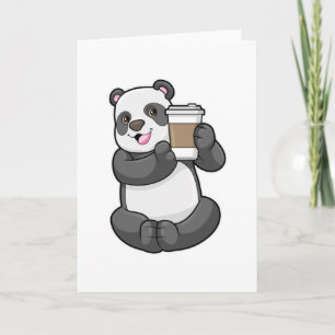 Carte Panda with Coffee to go