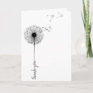 Carte Pandelion noir merci