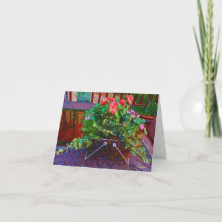 Carte Panier à fleurs