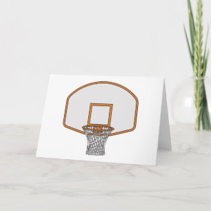 Carte panier de basketball