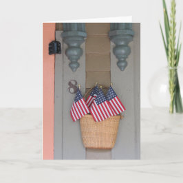 Carte Panier de drapeaux - Martha's Vineyard