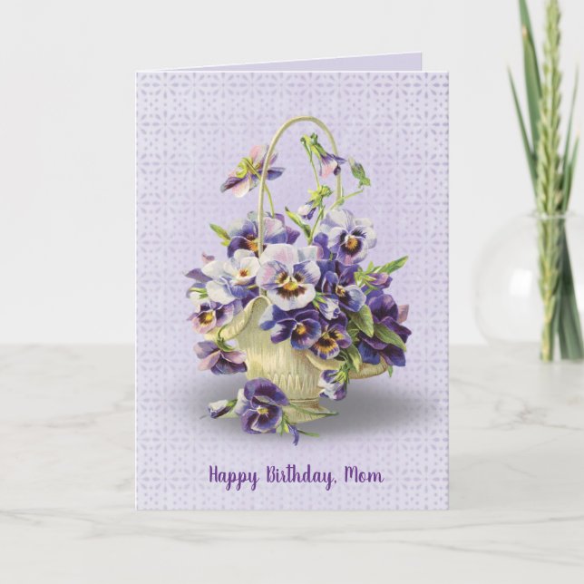 Carte panier de pansement sur oeillet pour l'anniversair (Devant)