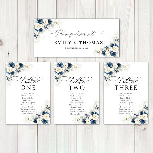 Carte Panneau de la table de tête du Mariage de la Marin (Créateur téléchargé)