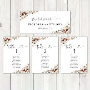 Carte Panneau de la table de tête du Mariage minuscule F