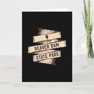 Carte Panneau en bois du parc d'État de Beaver Dam Nevad