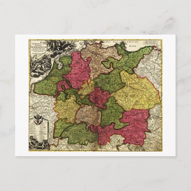 Carte panoramique AllemagneAllemagne (Devant)