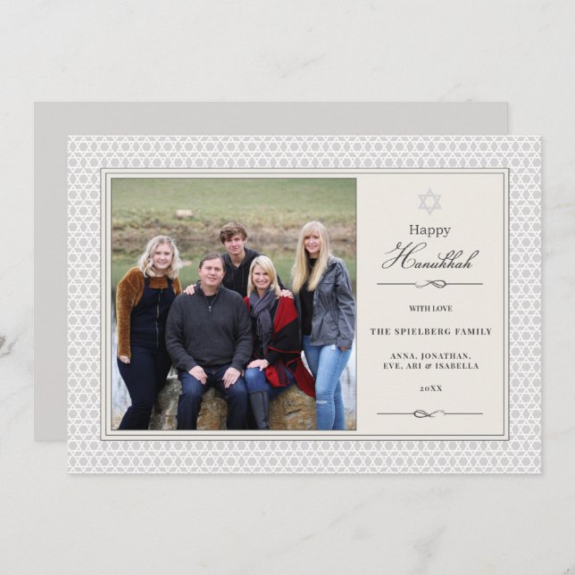 Carte panoramique Hanoukka (Devant / Derrière)