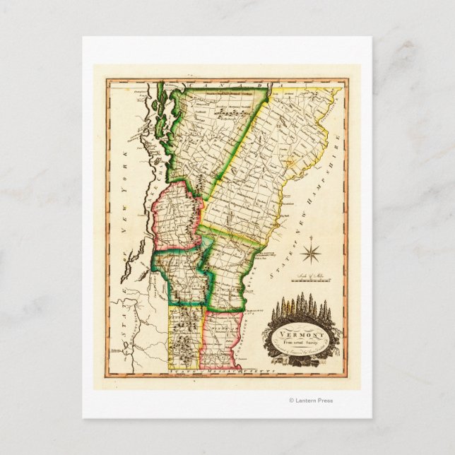 Carte panoramique VermontVermont 2 (Devant)