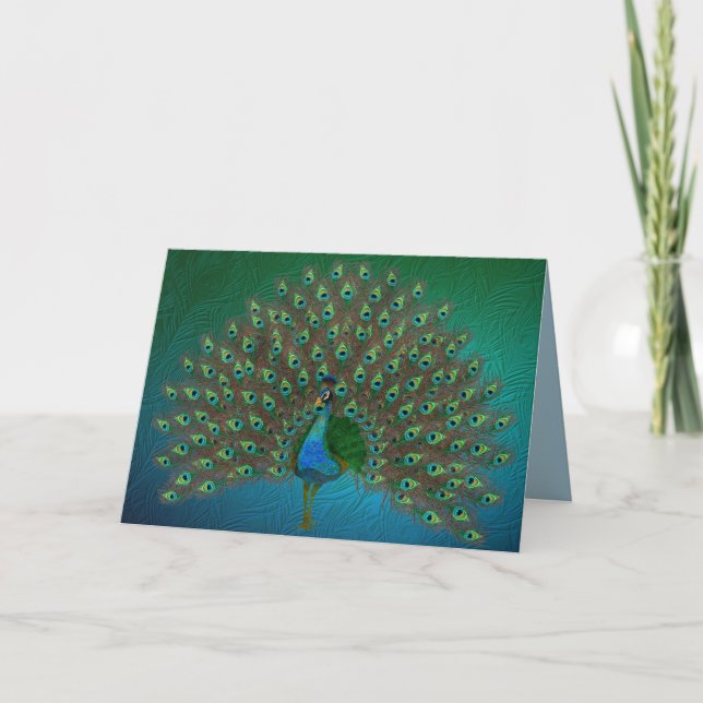 Carte Paon (Devant)