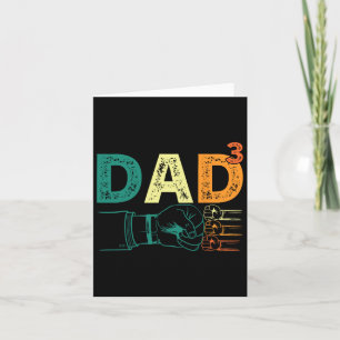 Carte Papa A Cuit Papa De Trois Mens Citer Drôle Noël