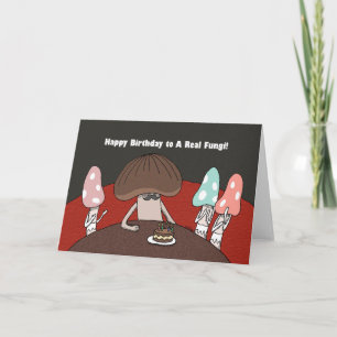 Carte Papa Anniversaire Funny Papa plaisante Champignons