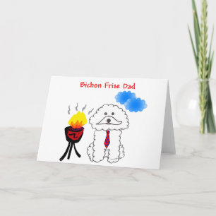 Carte papa Bichon Frise