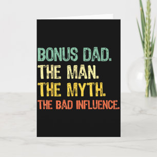 Carte Papa bonus Le mythe de l'homme mauvaise influence