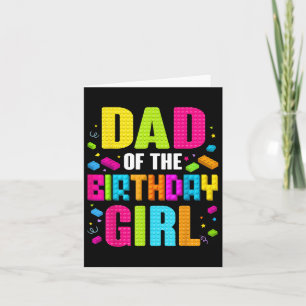 Carte Papa De L'Anniversaire Fille Bâtiment Familial Bât