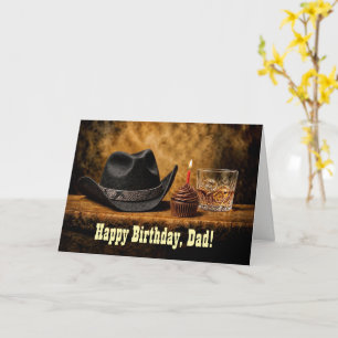 Carte Papa de Papa Anniversaire Whisky Country
