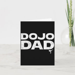 Carte Papa Dojo Arts Martiaux Drôle Cadeau de Fête des P