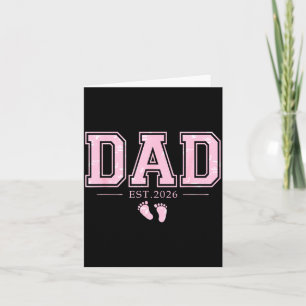 Carte Papa Est 2026 Fête Des Pères Première Fois Papa D'