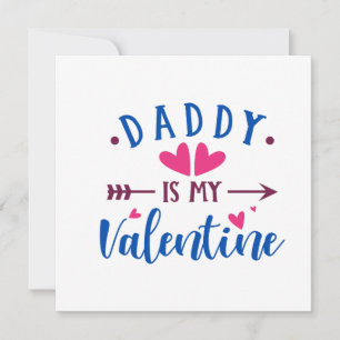 Carte Papa est à ma Saint Valentin