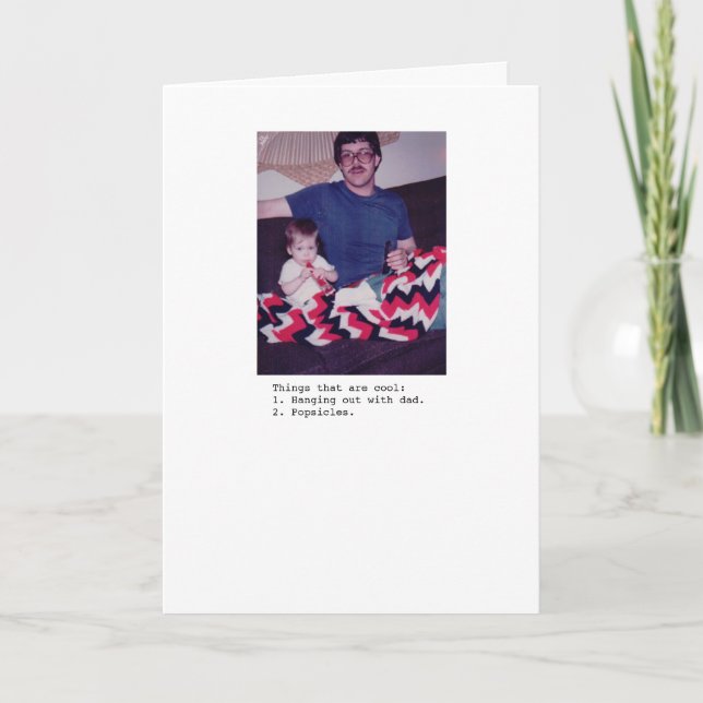 Carte Papa et Popsicles (Devant)
