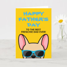 Papa Fête des Pères Faon Bouledogue Français