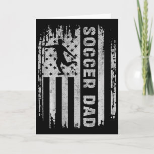 Carte Papa Footballeur Drapeau Américain Usa Sur Ck Père