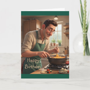 Carte Papa, l'anniversaire de Cook
