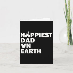 Carte Papa Le Plus Heureux Sur Terre Drôle Papa Papa Dad
