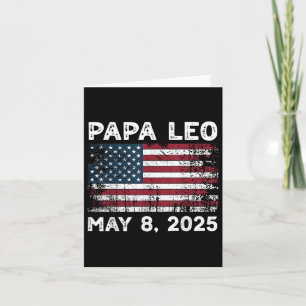 Carte Papa Leo Nous Dieu Béni Pape Léo Pape Américain