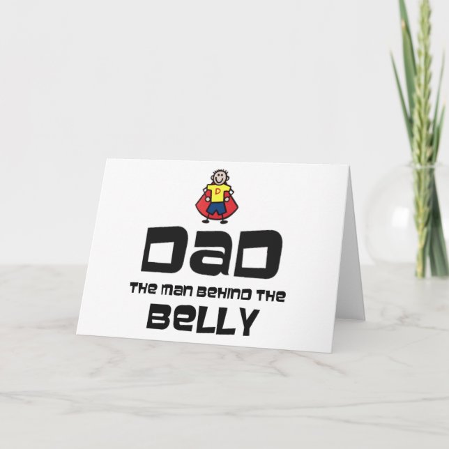 Carte Papa, l'homme derrière le ventre (Devant)