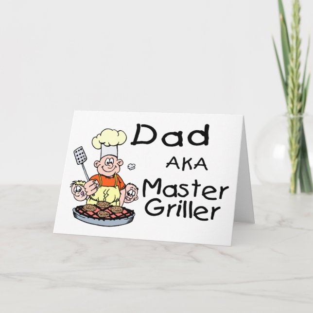 Carte Papa Master Griller (Devant)
