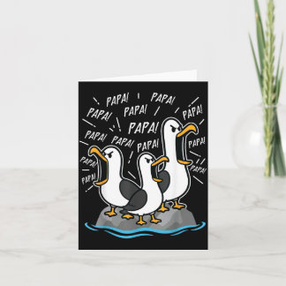 Carte Papa Mouette Drôle Papa Mouettes Fête des Pères Hu