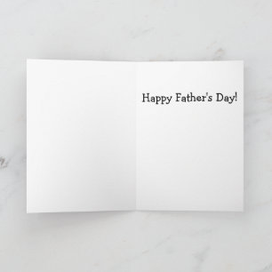 Carte Papa Ours essayant d'apprendre au ourson à pêcher