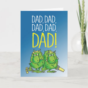 Carte Papa, papa, papa......DAD ! ! !