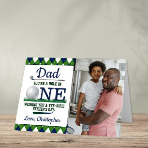 Carte Papa, tu es un trou dans une Fête des pères photo