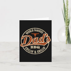 Carte Papa's Bbq Chilling Et Grilling Vintage