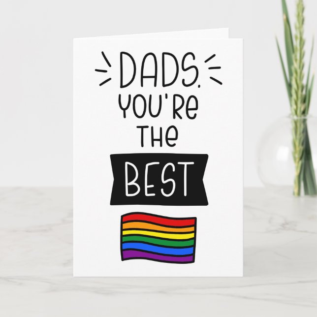 Carte Papás, vous êtes les meilleurs - Fierté de la fête (Devant)