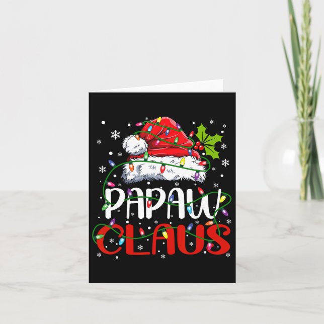 Carte Papaw Claus Noël Père Noël Correspondances famille (Devant)
