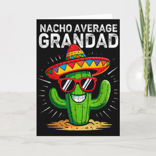 Carte Papi moyen nacho drôle cinq de mayo mexicain