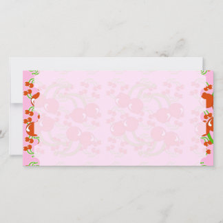 Carte Papier à lettres Wild Cherry