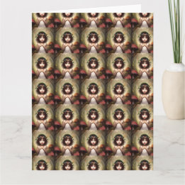 Carte papier cadeau fée champignon vintage lilly