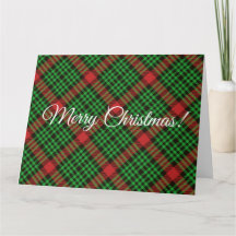 Papier Cadeau Rouge et Vert à Motif Ecossais de No
