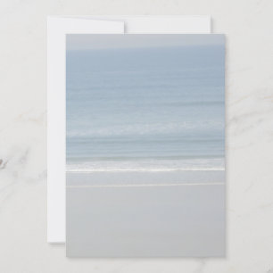 Carte Papier de fond océan et plage vierge