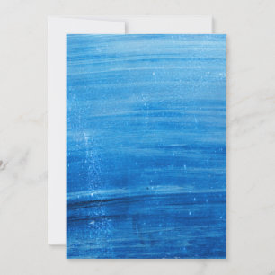 CARTE PAPIER MÊLÉ ARRIÈRE - PLANS DE L'OCÉAN PEINTÉ BLEU