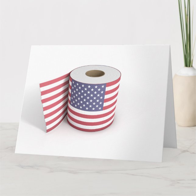 Carte Papier toilette USA (Devant)