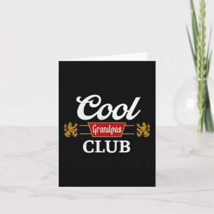 Carte Papiers Cool Grands-Pères Club Famille Matching Fê